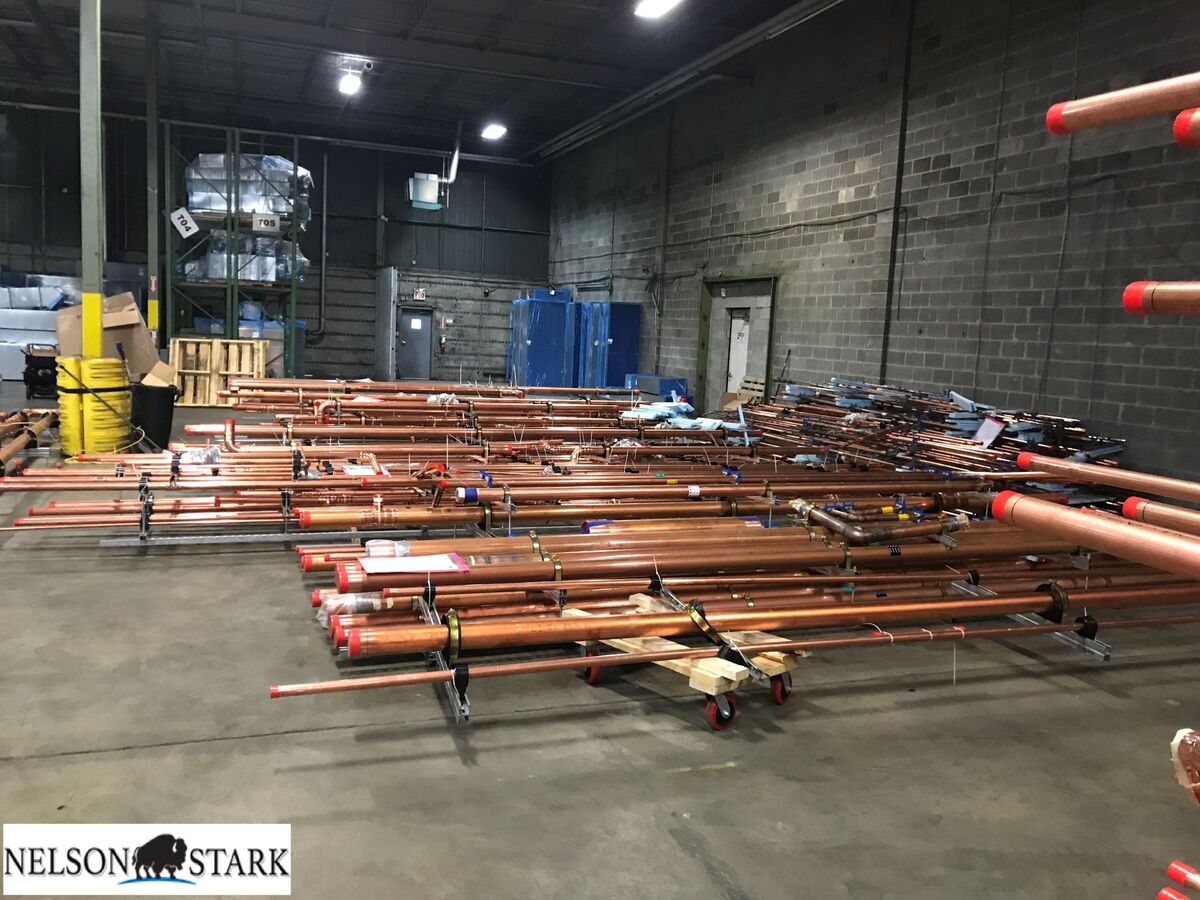 Pre fabrication facility piping stacks